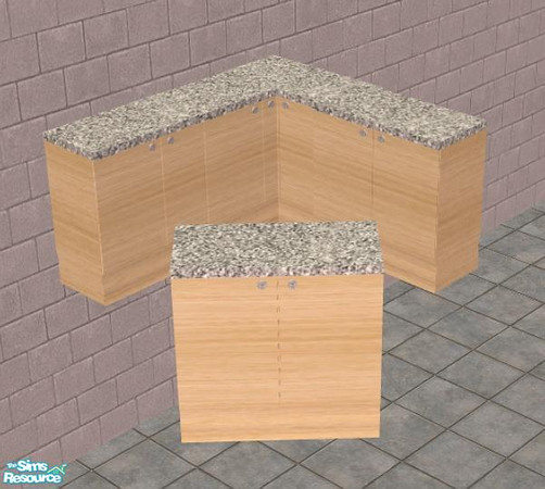 Sims 2 — Aule Kitchen Recolor Set - Cabinets by NewSimSimGirl — Recolor set for the Aule Kitchen.