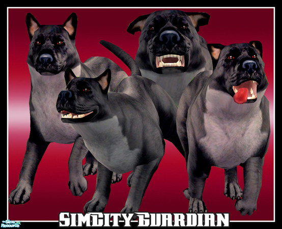 Sims 2 — SimCity Guardian  by Lord_DragonBlood — A specialized breed bred for strength, stamina, and intelligence. The