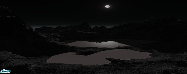 Sims 2 — Dark Moon Rising Wall Scene by TheMistress666 — Bring the seductive moonlight into your home!