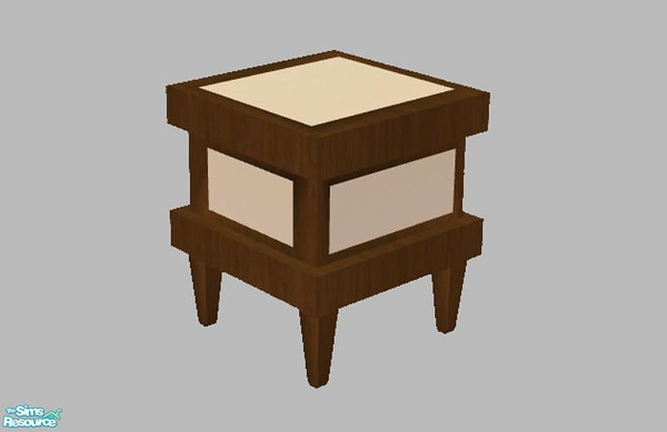 Sims 2 — The Vanna Den - Endtable by NewSimSimGirl — A comfortable and simple design set, for the contemporary home.