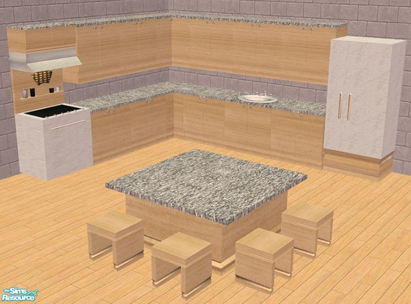 Sims 2 — Aule Kitchen Recolor Set by NewSimSimGirl — Recolor set for the Aule Kitchen. 