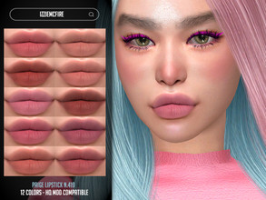 Sims 4 — Paige Lipstick N.419 by IzzieMcFire — Paige Lipstick N.419 contains 12 colors in hq texture. Standalone item