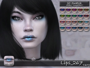 Sims 4 — Lips_267 by tatygagg — New Lipstick for your sims - Female, Male - Human, Alien - Teen to Elder - Hq Compatible