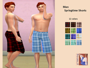 Sims 4 — ws Man Springtime Shorts - RC by watersim44 — ws Man Springtime Shorts - Recolor It's a MaxisMatch ~ in 12