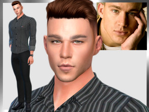 Sims 4 — Channing Tatum by DarkWave14 — Download all CC's listed in the Required Tab to have the sim like in the