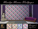 Sims 4 — Marilyn Monroe Wallpaper by TwistedFoil95 — KC Design's Marilyn Monroe Wallpaper. This wallpaper is any lovely
