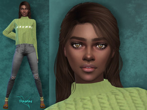 Sims 4 — Clemence Carrene by caro542 — Hello I am Clemence and I love art and painting... Go to Required tab to upload