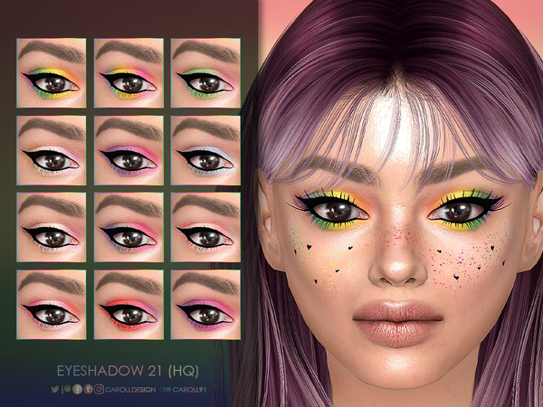 The Sims Resource - Eyeshadow 21 (HQ)