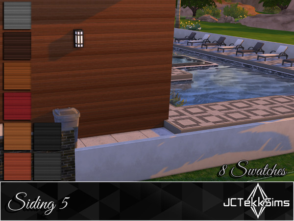 Sims 4 — Siding 5 by JCTekkSims — Created by JCTekkSims