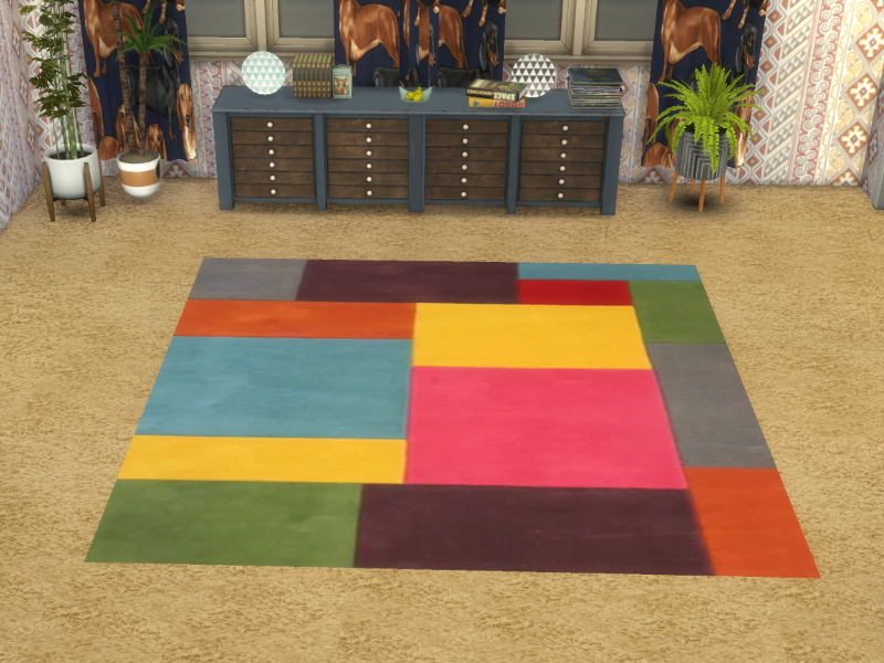 The Sims Resource | Rainbow Rugs