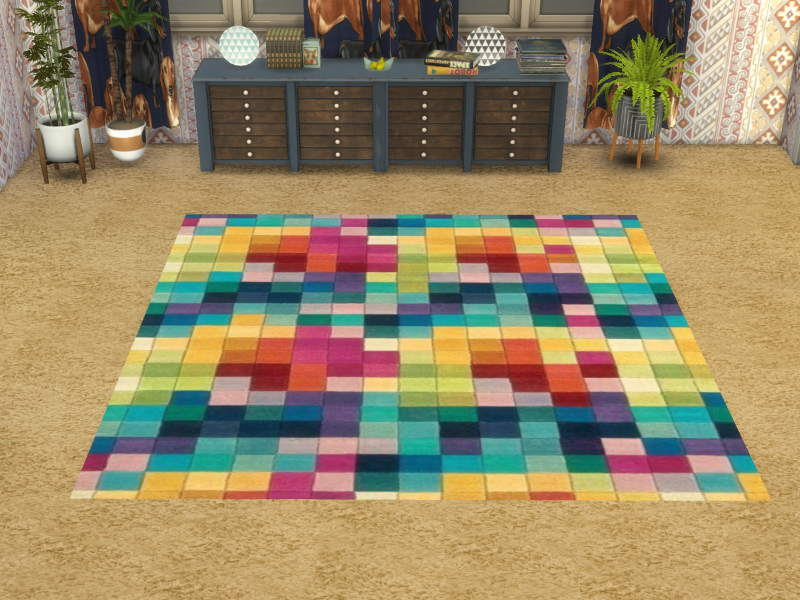 The Sims Resource | Rainbow Rugs