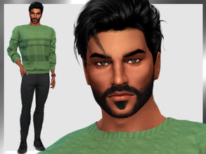 Sims 4 — Jorge Vasquez by DarkWave14 — Download all CC's listed in the Required Tab to have the sim like in the pictures.