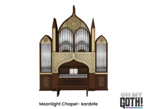 Sims 4 — Oh My Goth_kardofe_Moonlight_Organ by kardofe — Church organ, gothic style, functional
