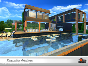Sims 4 — Tassalee Modern NoCC by autaki — Tassalee Modern NoCC Luxury modern styles. House for your simmies. Hope you