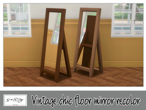 Sims 4 — Vintage chic floor mirror by so87g — cost: 225$, 5 colors, you can find it in entertainment - kid furniture All