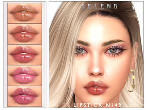 Sims 4 — Lipstick N149 by Seleng — The lipstick has 16 colours and HQ compatible. Allowed for teen, young adult, adult