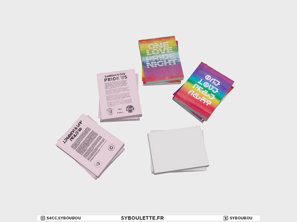 The Sims Resource - Set for Pride - Leaflets