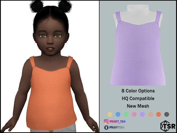 Sims 4 — T-Top No. 8 by Praft — Praft T-Top No. 8 - 8 Colors - New Mesh (All LODs) - All Texture Maps - HQ Compatible -