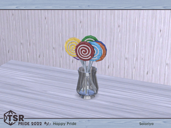 Sims 4 — PRIDE 2022. Happy Pride. Lollipops by soloriya — Decorative lollipops. Part of PRIDE 2022 - Happy Pride set. 1
