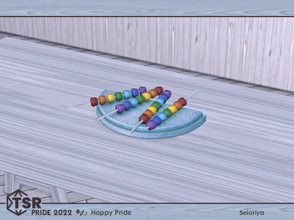 Sims 4 — PRIDE 2022. Happy Pride. Marmalade by soloriya — Decorative marmalade. Part of PRIDE 2022 - Happy Pride set. 1