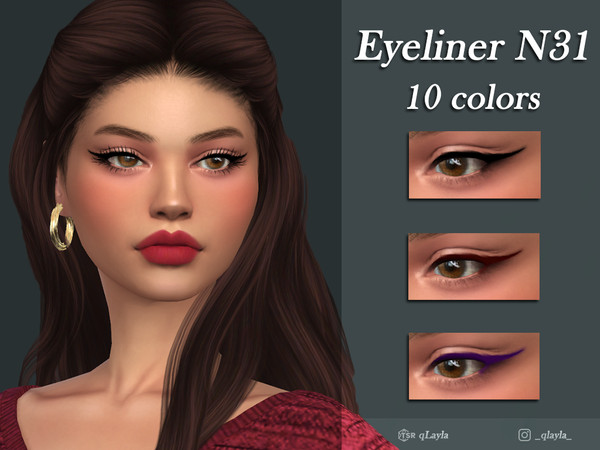 The Sims Resource - Eyeliner N09