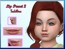 Sims 4 — Toddler Lip Preset 2 by PistachiTao — Lip CAS preset 2 for toddlers, m/f