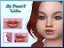 Sims 4 — Toddler Lip Preset 3 by PistachiTao — Lip CAS preset 3 for toddlers, m/f