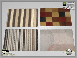 Sims 4 — Plaxal dining rug by jomsims — Plaxal dining rug