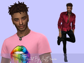 Sims 4 — Ryan King ~ Happy Pride!! by Draven298 — Download all requiered CC to have Sim look the same as in the photos..