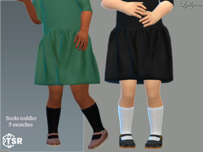 Sims 4 — Socks toddler  by LYLLYAN — Socks toddler for girls and boys in 5 swatches