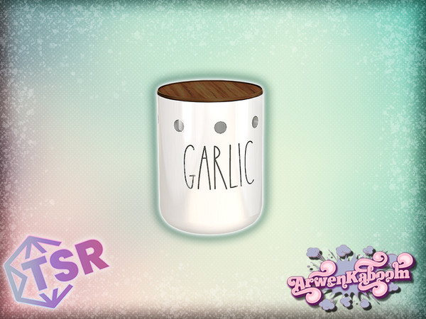 Sims 4 — Rae Of Sunshine - Small Jar (Wood Lid) by ArwenKaboom — Base game object with multiple recolors. You can search