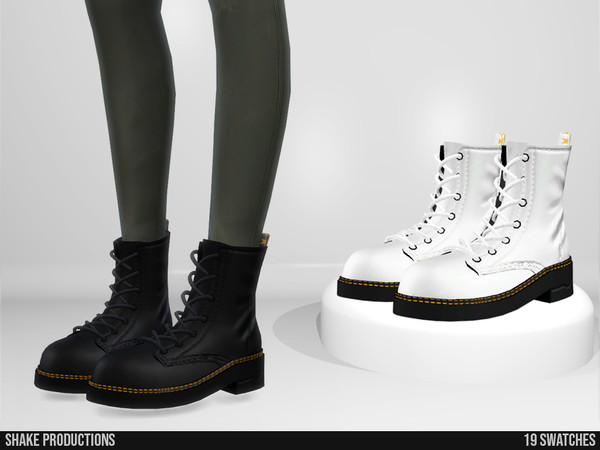 The Sims Resource - 917 - Leather Boots (Female)