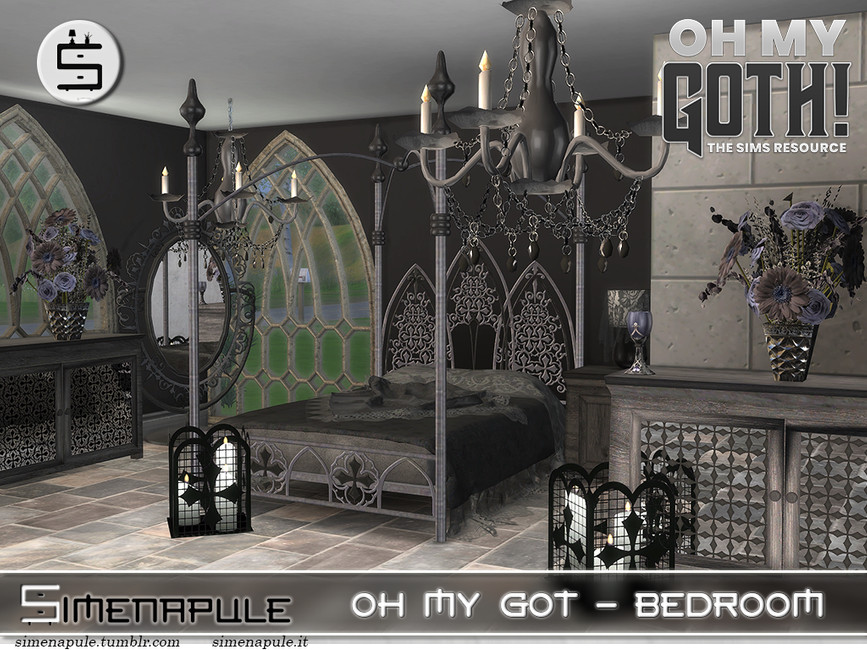 The Sims Resource - Oh My Goth - Bedroom