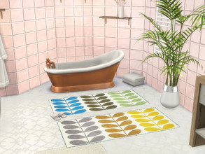 Sims 4 — Orla Bath mats by Morrii — Orla Bath mats