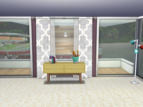 Sims 4 — Patterned Curtains by Morrii — Patterned Curtains