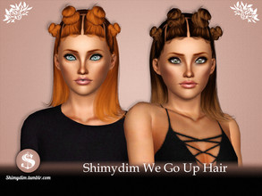 Sims 3 — We Go Up Hairstyle - Adult by Shimydimsims — Hi! I hope you will like this hair! It's medium-length hairstyle