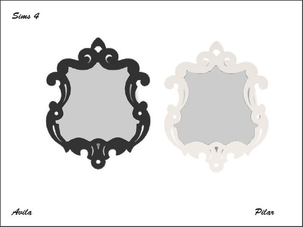Sims 4 — oh my goth Pilar Avila Mirror2 by Pilar — oh my goth Pilar Avila Mirror2