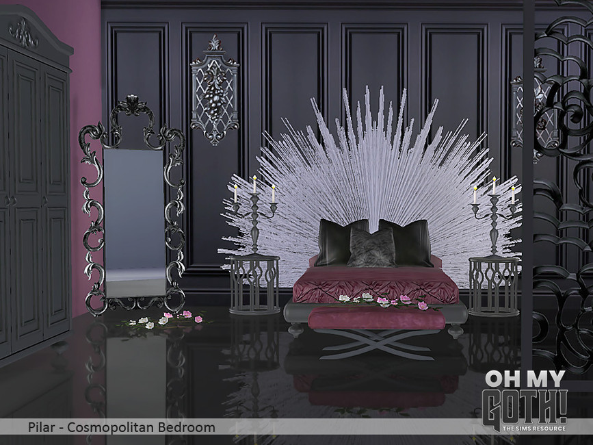 The Sims Resource oh my goth Cosmopolitan Bedroom