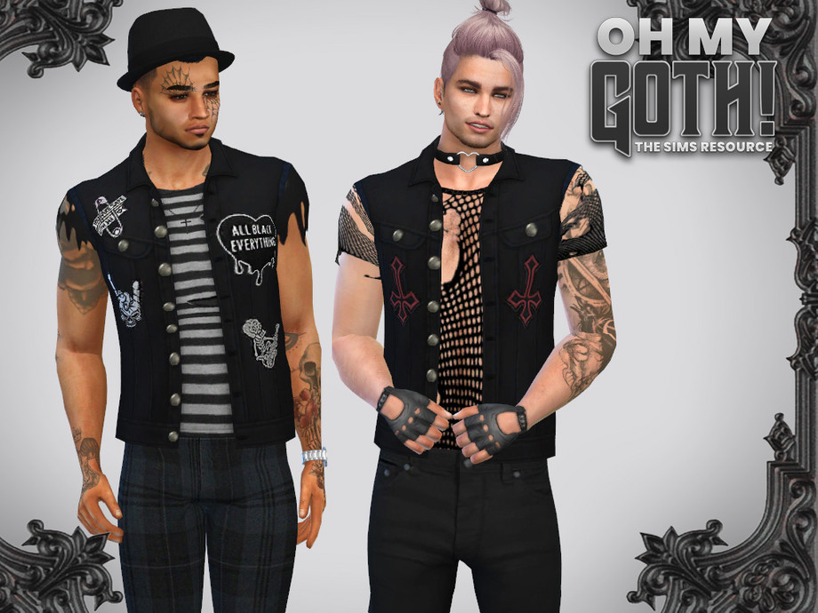 The Sims Resource - Oh My Goth Slinger Shirt