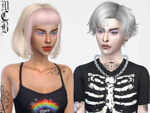 Sims 4 — Transgender Eye Makeup by MaruChanBe2 — Cute makeup for the Pride <3