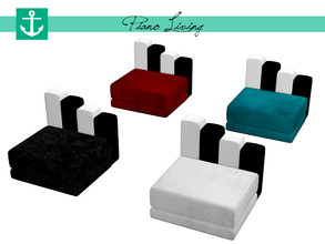 Sims 4 — Piano Living - Armchair Vers. 1 by zarkus — Piano Living - Armchair Vers. 1 4 colors