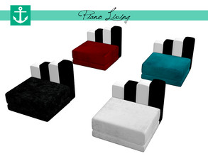 Sims 4 — Piano Living - Armchair Vers. 2 by zarkus — Piano Living - Armchair Vers. 2 4 colors