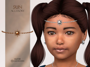 Sims 4 — Sun Accesory Child by Suzue — -New Mesh (Suzue) -6 Swatches -For Female and Male (Child) -Hat Category -HQ