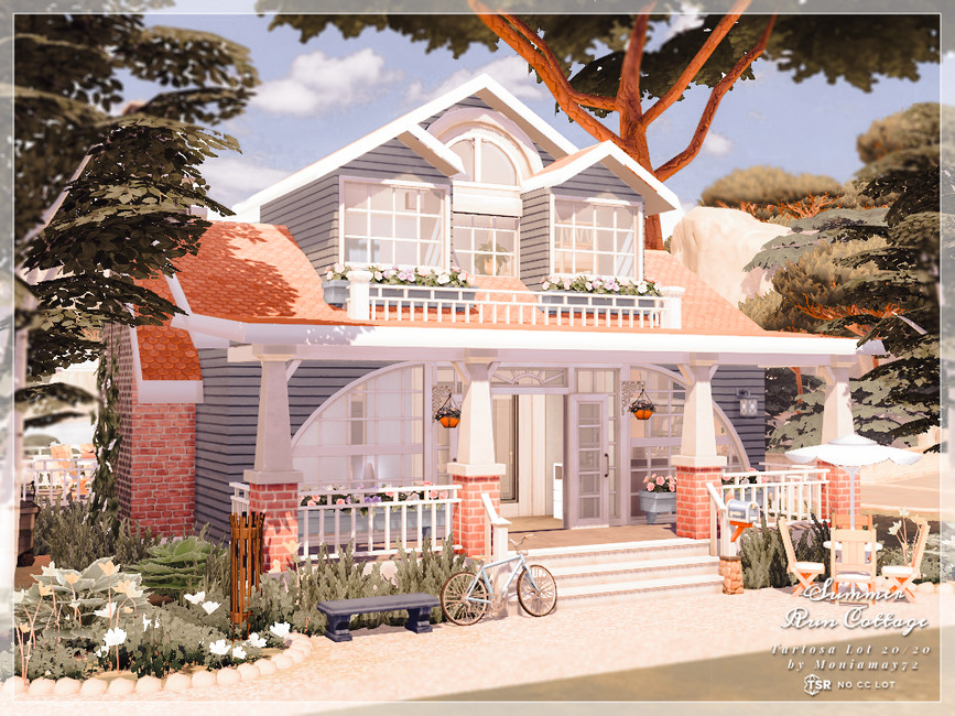 The Sims Resource - Summer Run Cottage No CC Lot