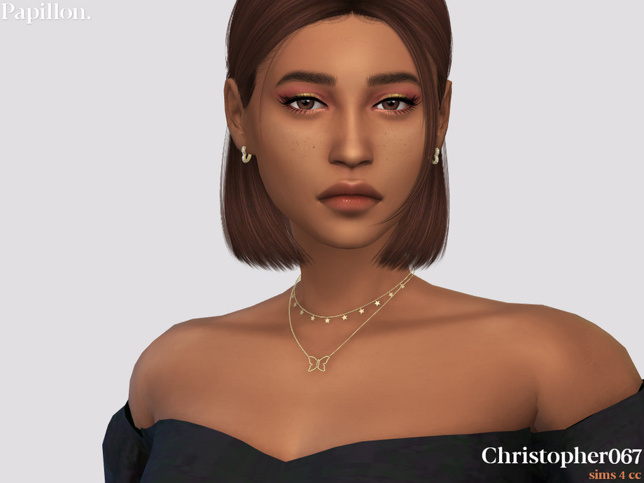The Sims Resource Papillon Necklace