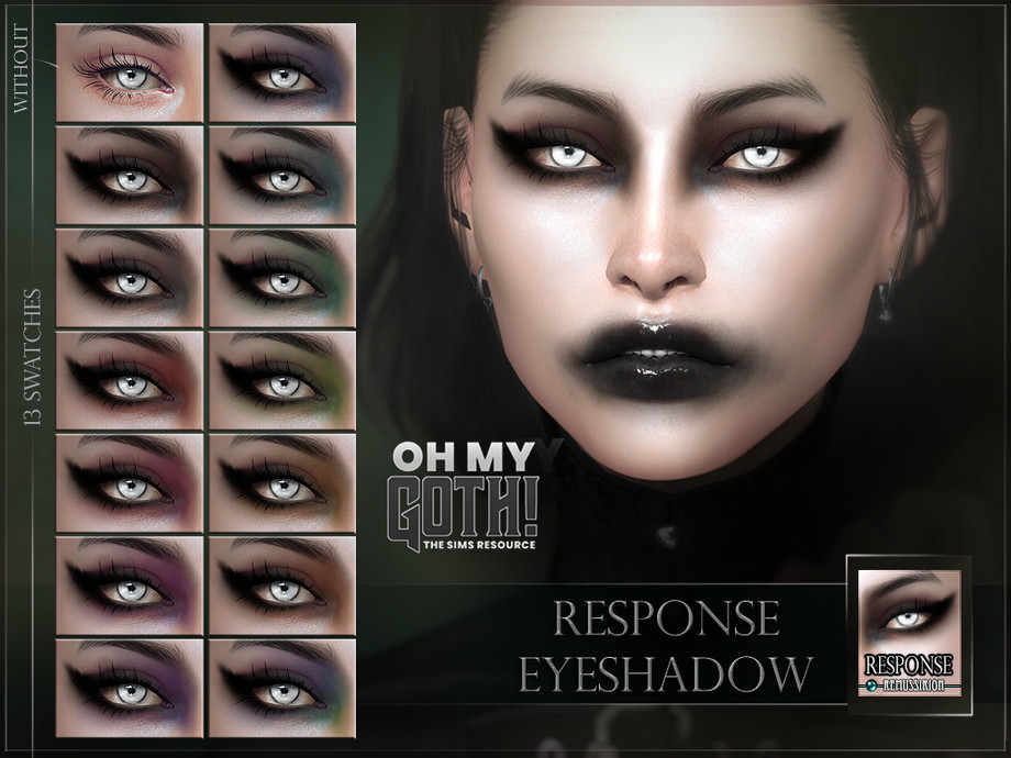 The Sims Resource Oh My Goth Response Eyeshadow