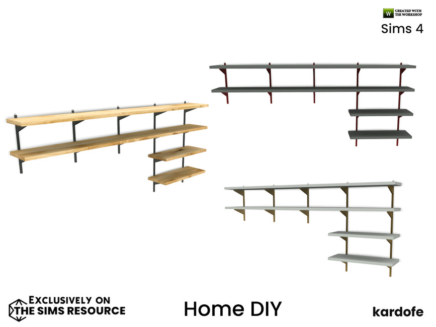 The Sims Resource kardofe_Home DIY_Shelf