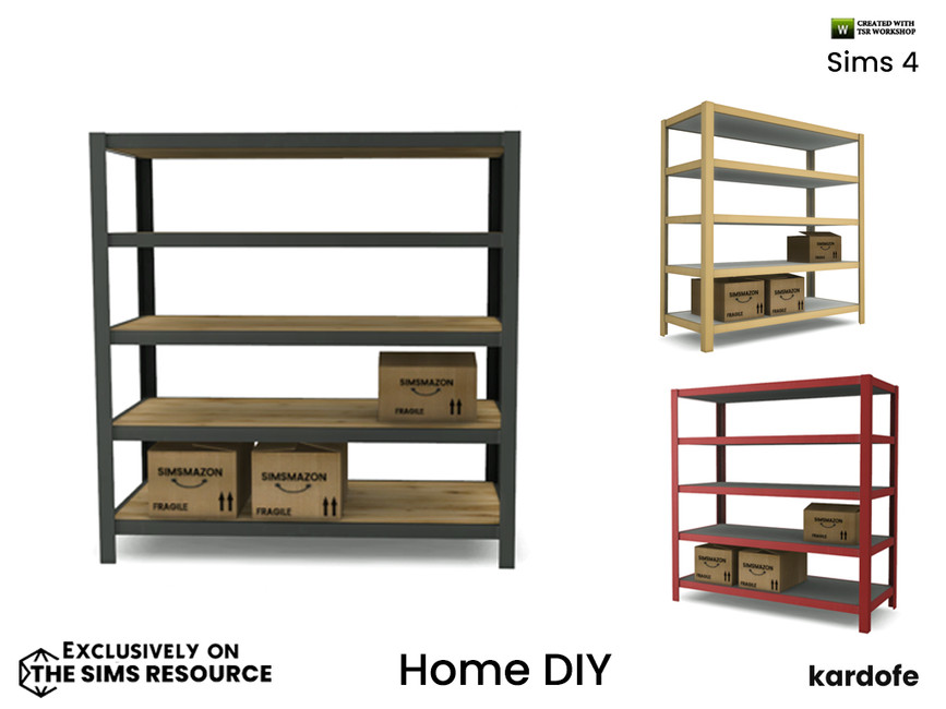 The Sims Resource kardofe_Home DIY_Shelving