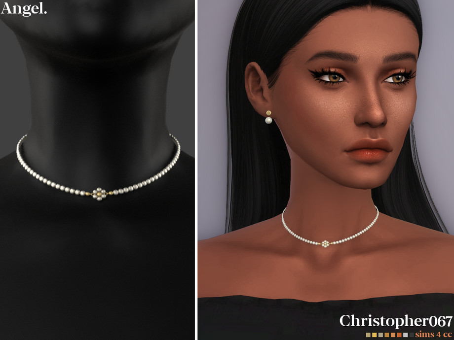 The Sims Resource Angel Necklace