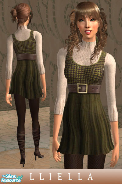 The Sims Resource - Cute Fall Outfits - green